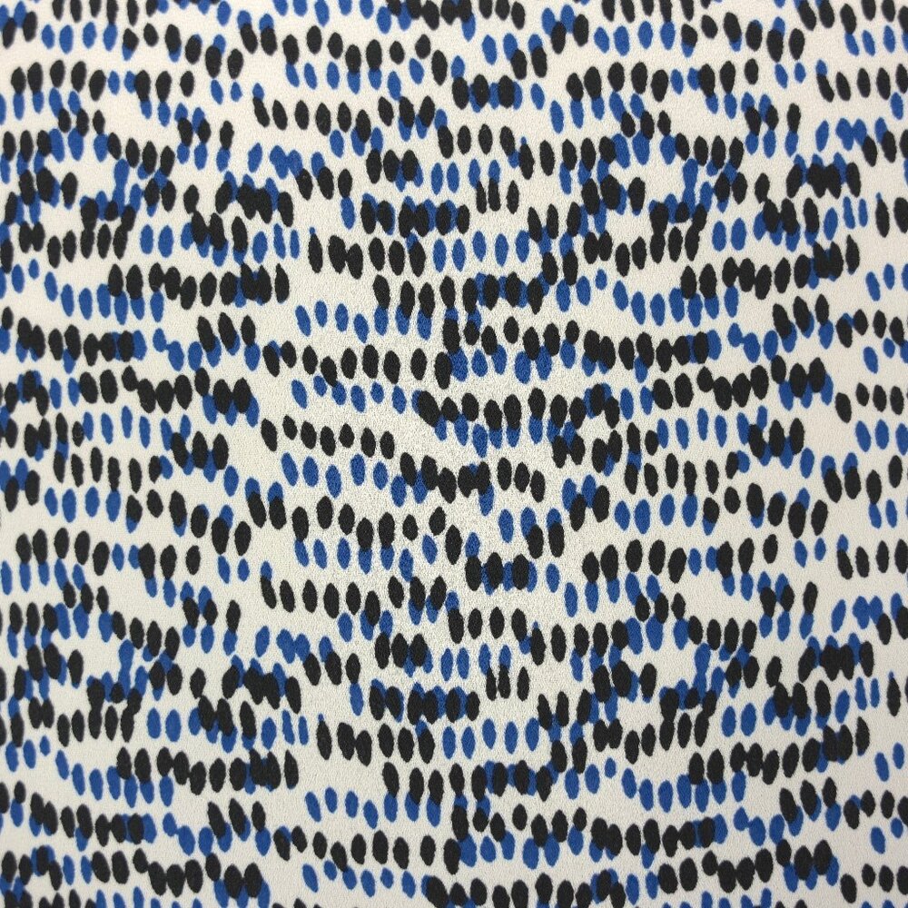 Ann Taylor Loft Women's Camisole Tie Front Blue White Black Size Medium Petite - Picture 13 of 13